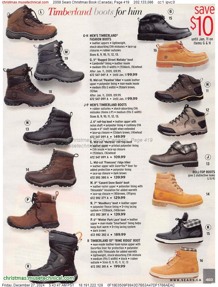 2008 Sears Christmas Book (Canada), Page 419