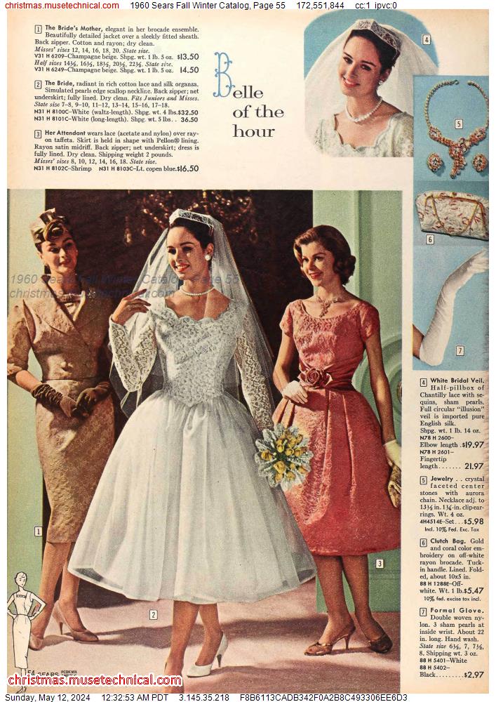 1960 Sears Fall Winter Catalog, Page 55
