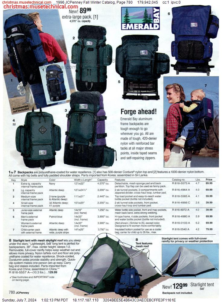 1996 JCPenney Fall Winter Catalog, Page 780