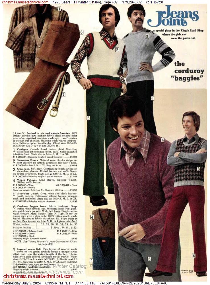 1973 Sears Fall Winter Catalog, Page 437