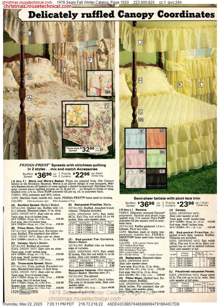 1976 Sears Fall Winter Catalog, Page 1520