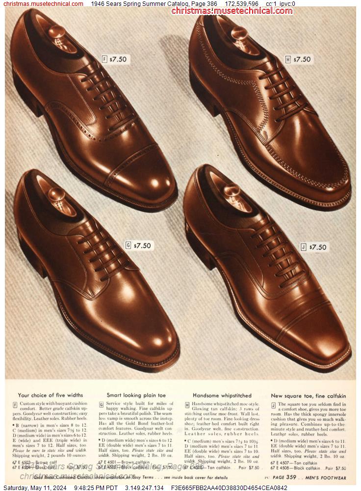 1946 Sears Spring Summer Catalog, Page 386