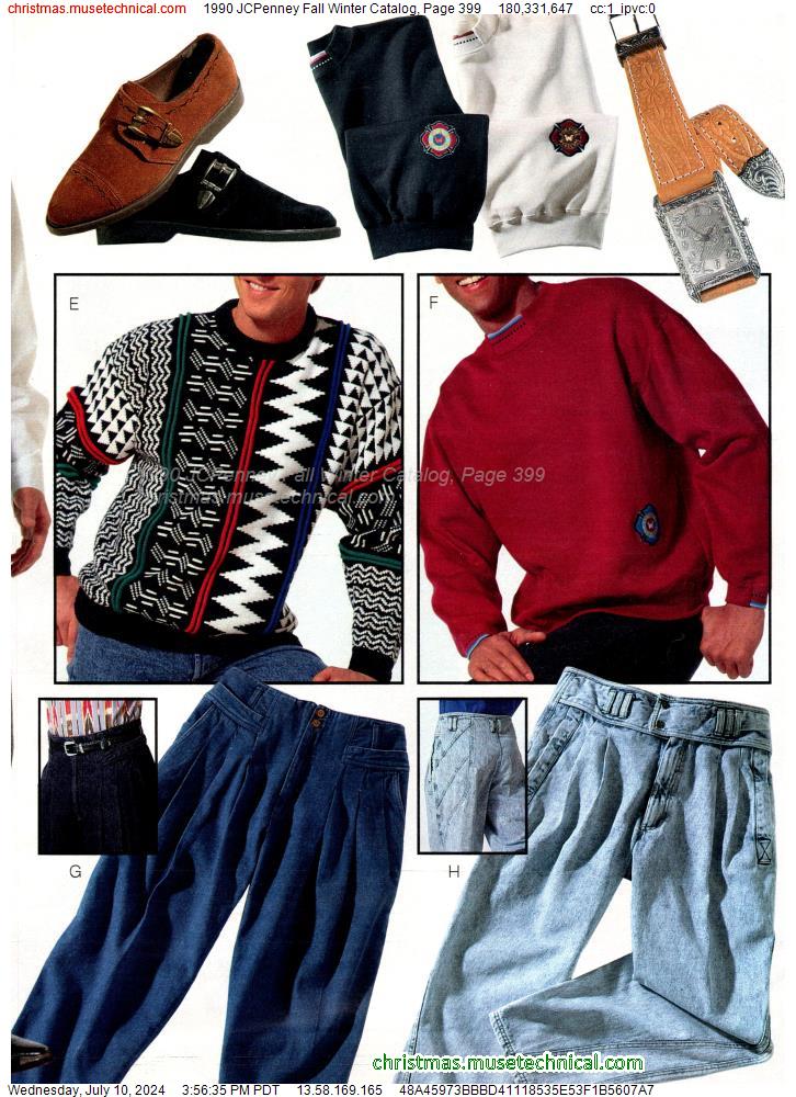 1990 JCPenney Fall Winter Catalog, Page 399