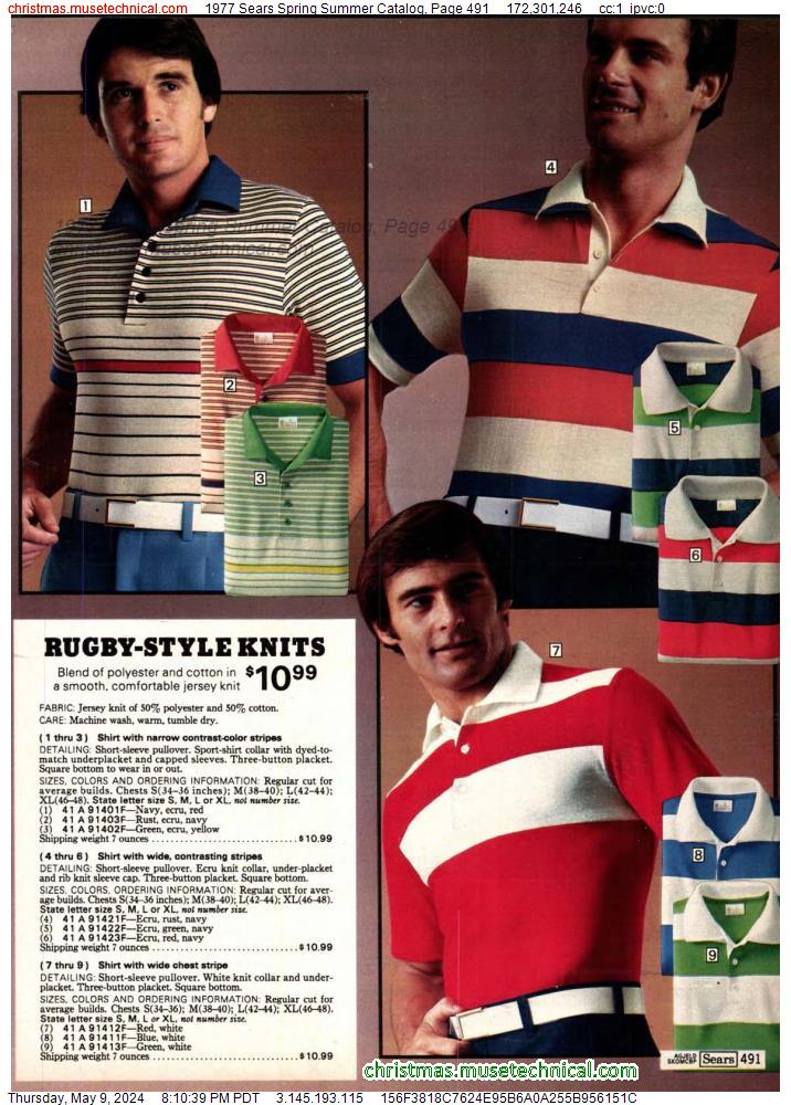 1977 Sears Spring Summer Catalog, Page 491