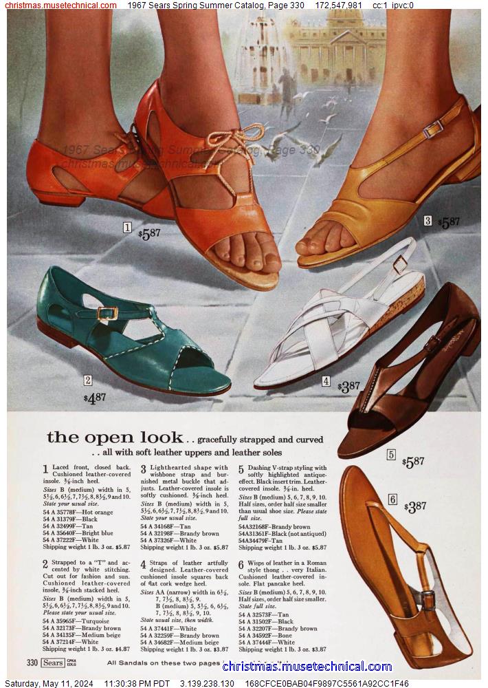 1967 Sears Spring Summer Catalog, Page 330
