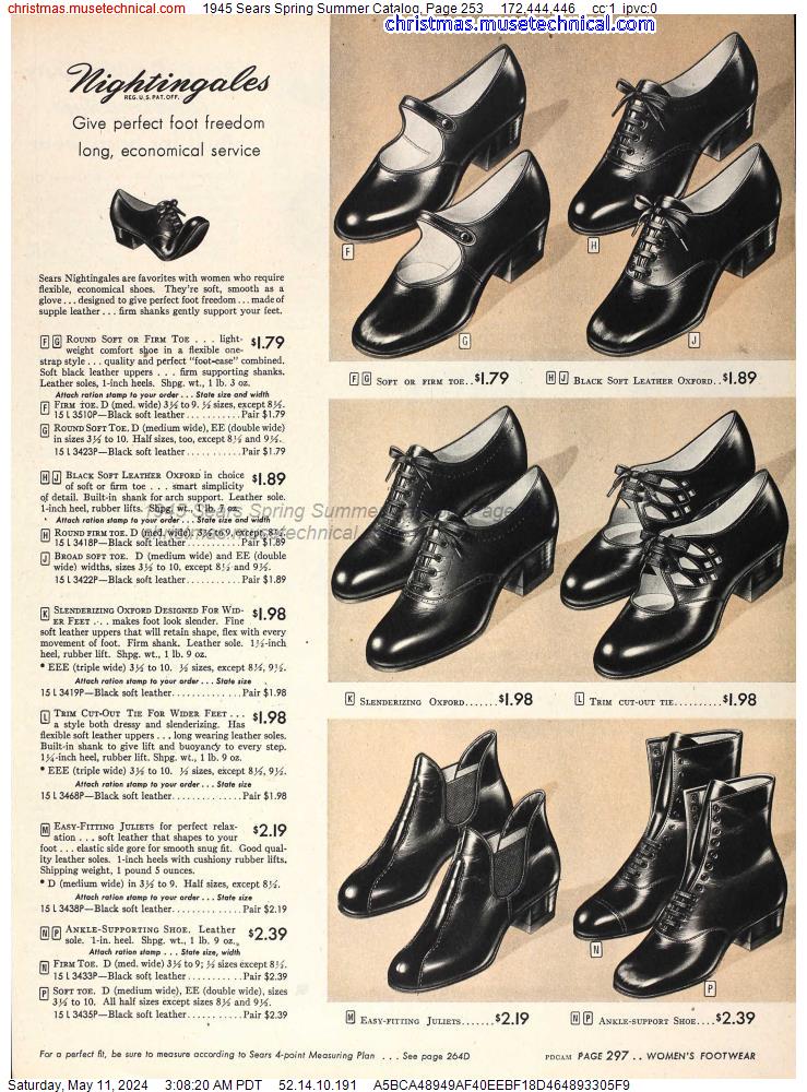 1945 Sears Spring Summer Catalog, Page 253