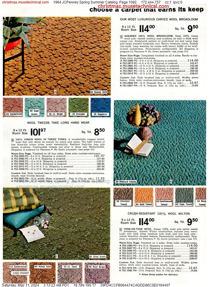 1964 JCPenney Spring Summer Catalog, Page 1092