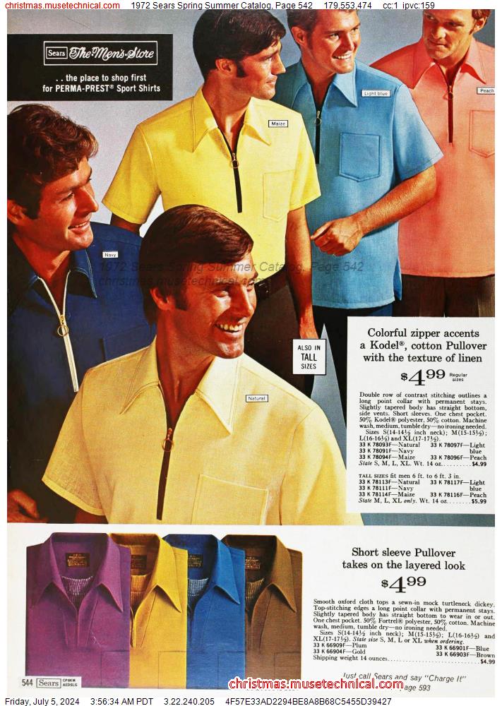 1972 Sears Spring Summer Catalog, Page 542