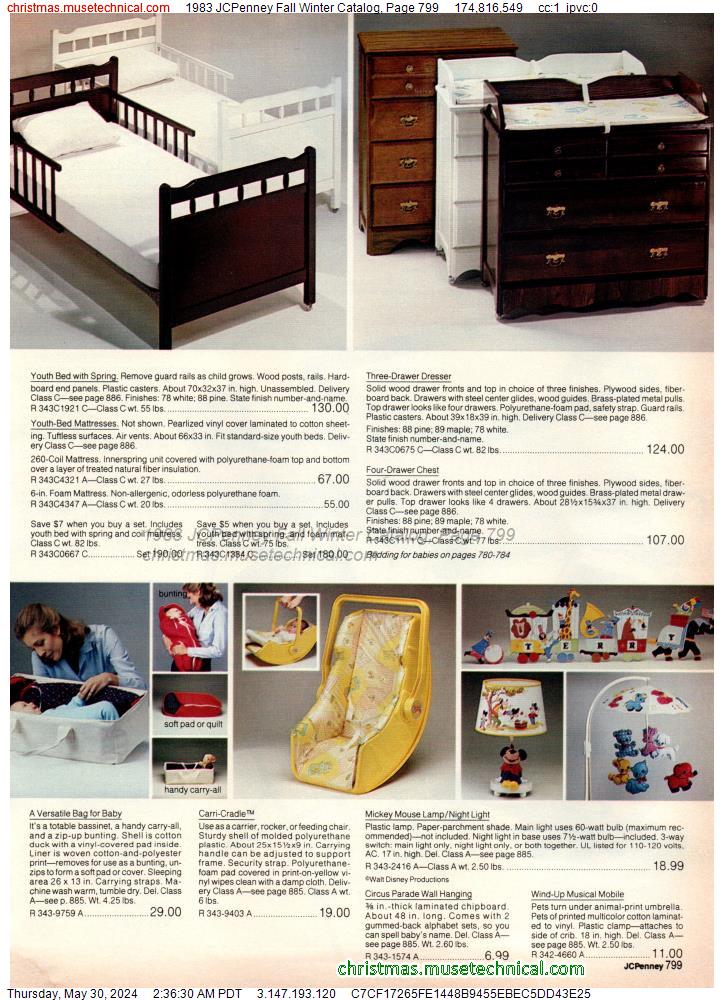 1983 JCPenney Fall Winter Catalog, Page 799