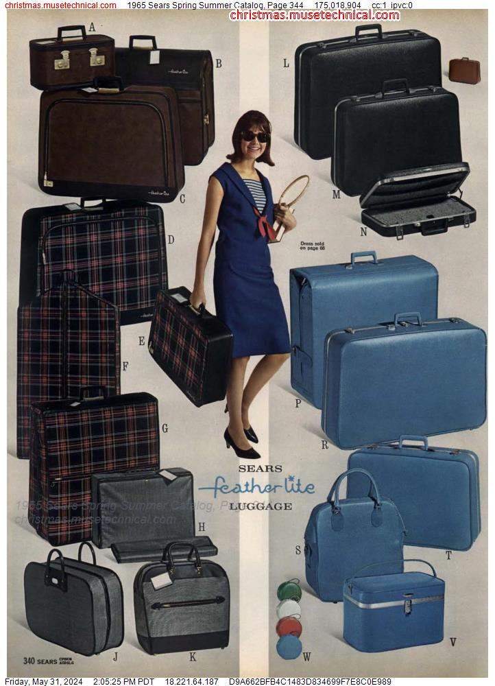 1965 Sears Spring Summer Catalog, Page 344