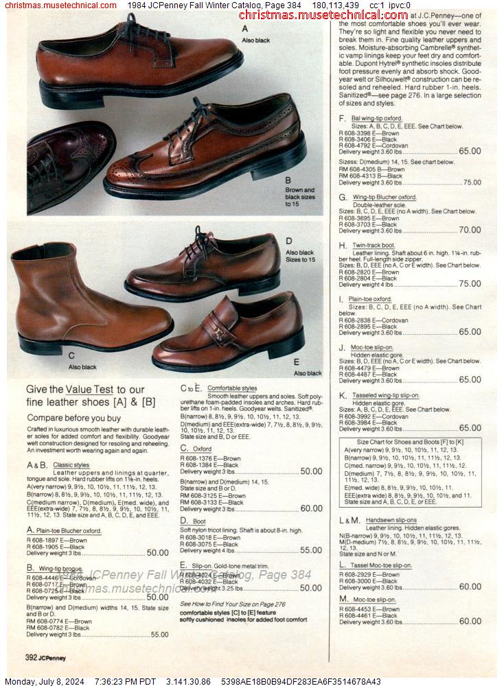1984 JCPenney Fall Winter Catalog, Page 384