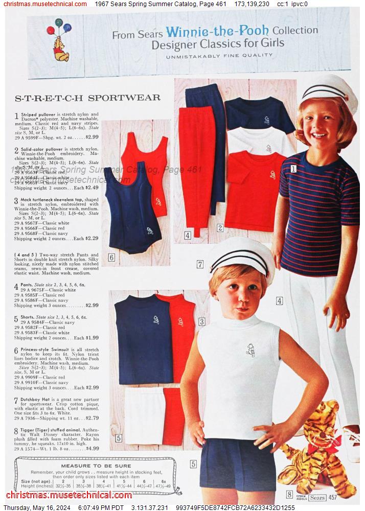1967 Sears Spring Summer Catalog, Page 461