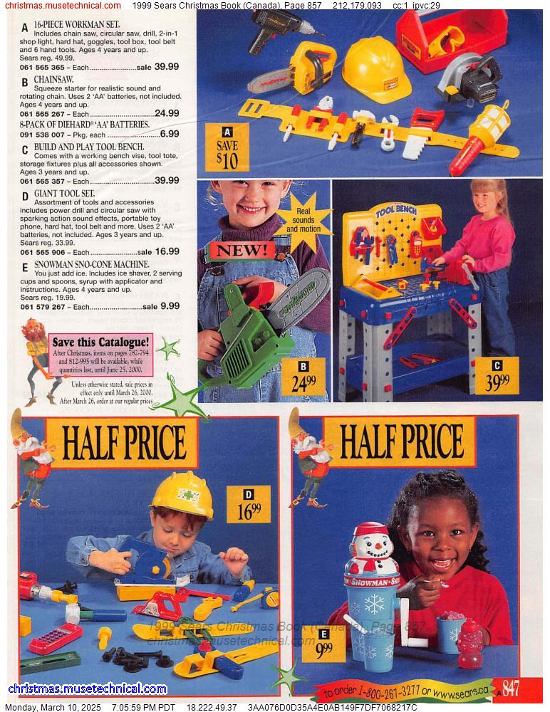 1999 Sears Christmas Book (Canada), Page 857