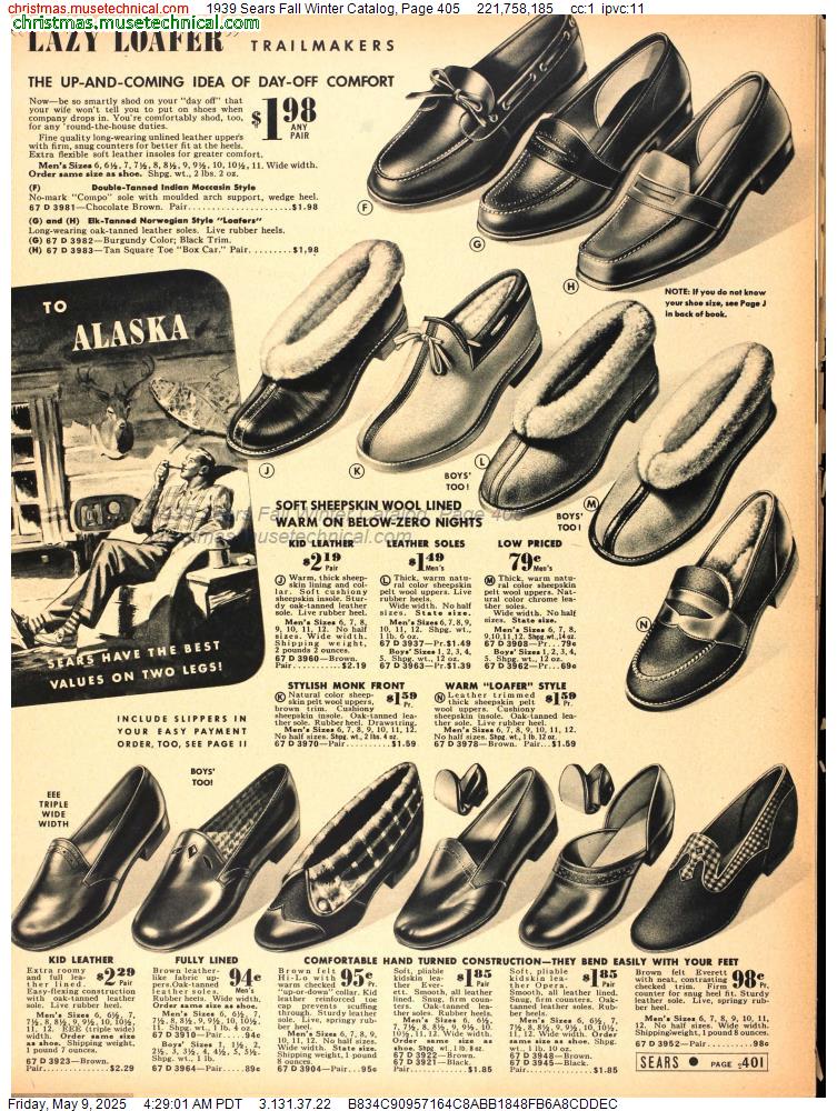 1939 Sears Fall Winter Catalog, Page 405