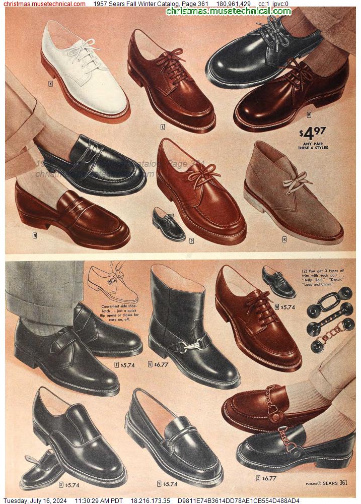 1957 Sears Fall Winter Catalog, Page 361