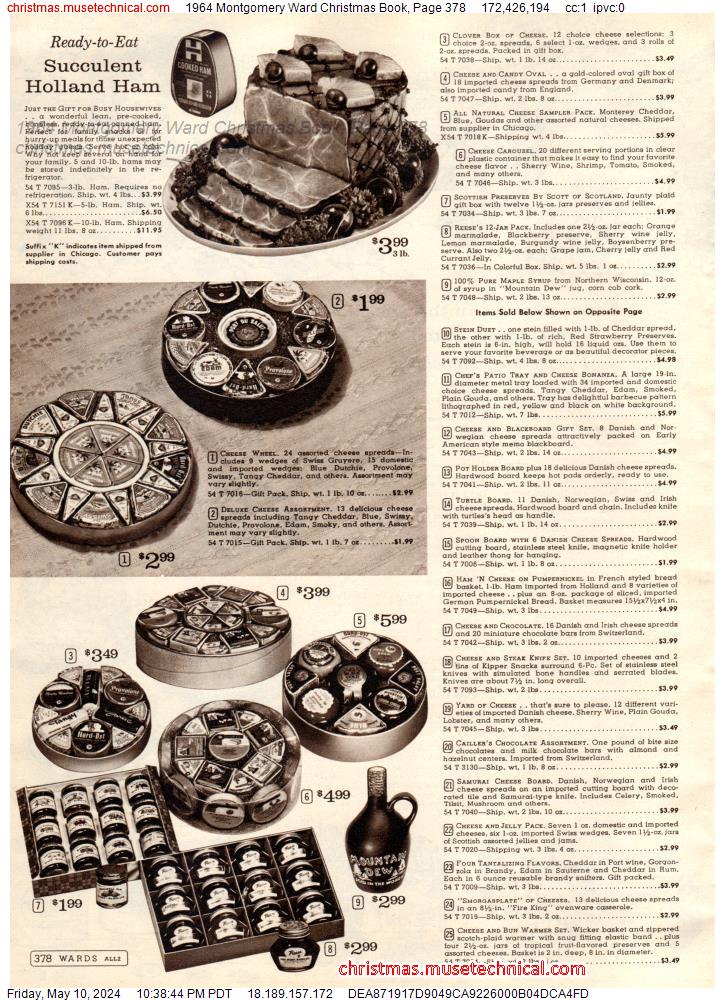 1964 Montgomery Ward Christmas Book, Page 378