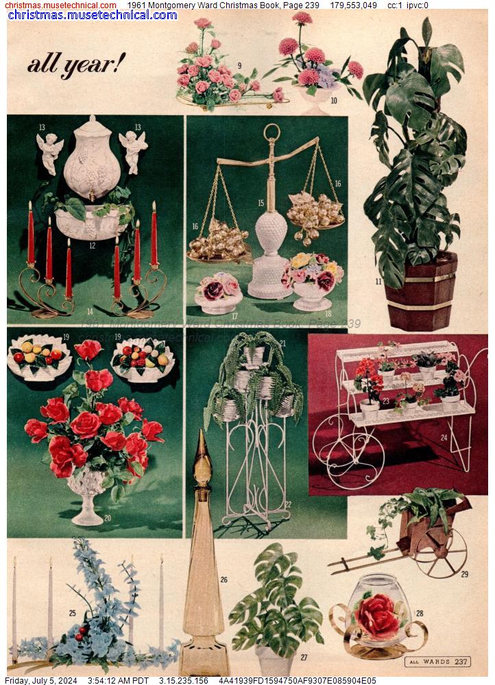 1961 Montgomery Ward Christmas Book, Page 239