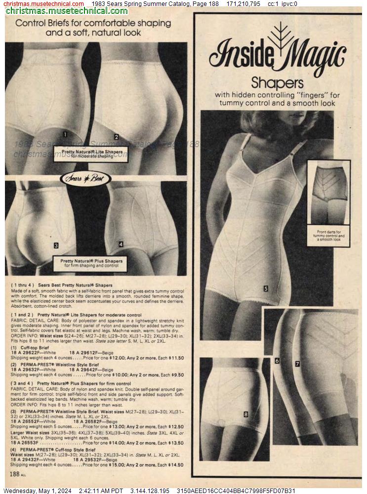 1983 Sears Spring Summer Catalog, Page 188