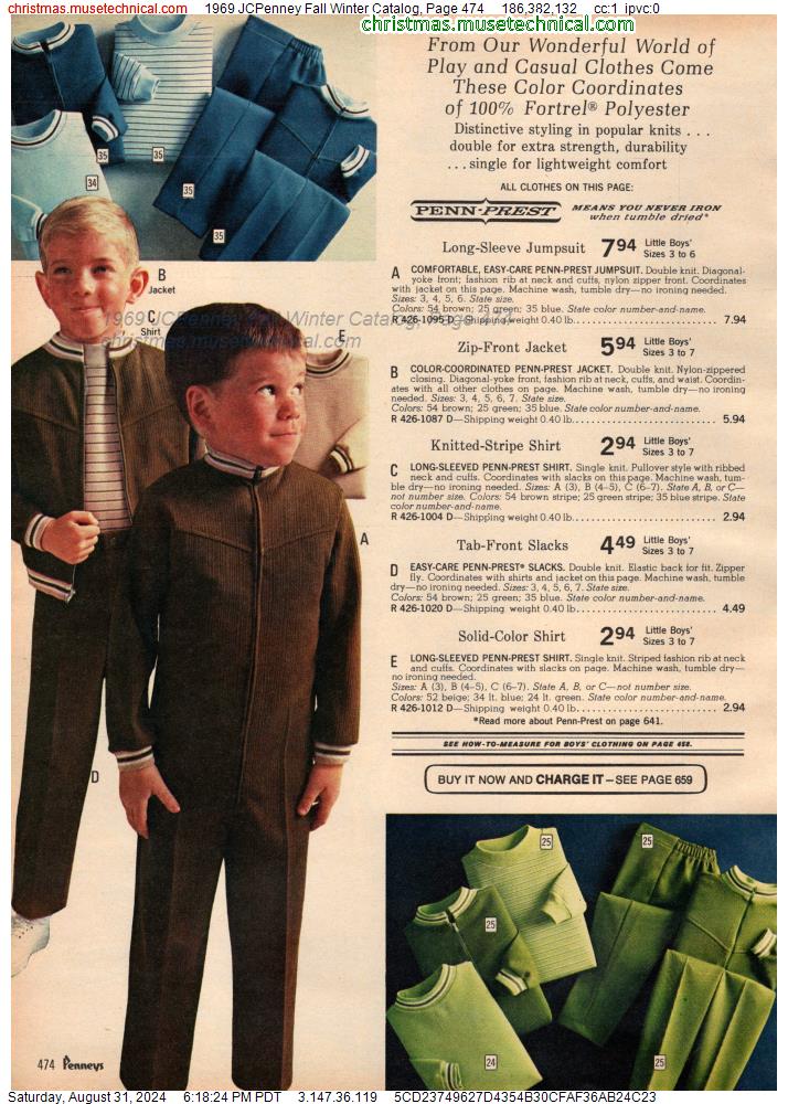 1969 JCPenney Fall Winter Catalog, Page 474