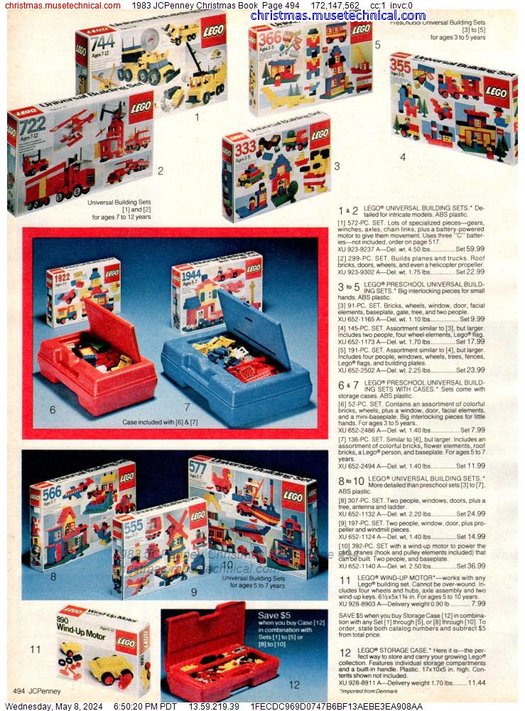 1983 JCPenney Christmas Book, Page 494