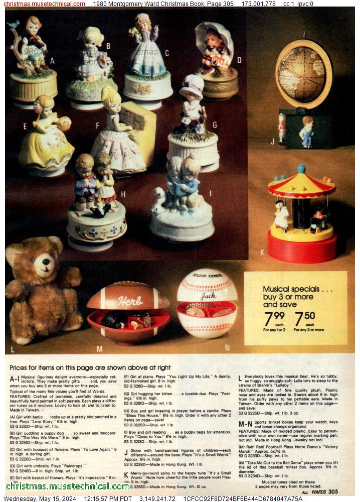 1980 Montgomery Ward Christmas Book, Page 305