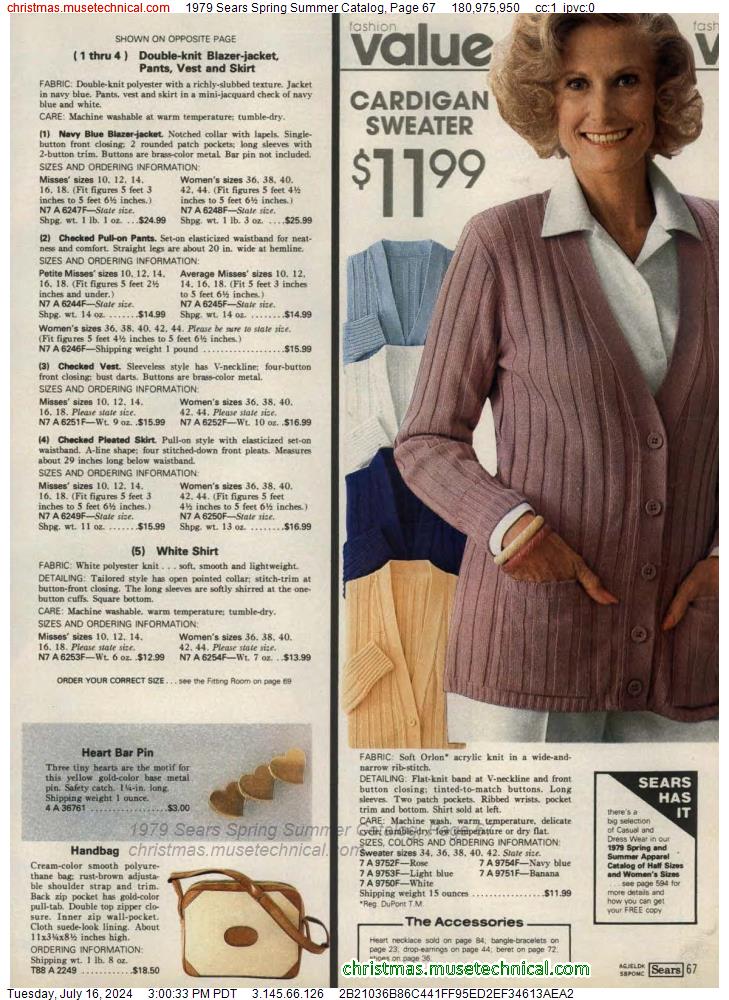 1979 Sears Spring Summer Catalog, Page 67