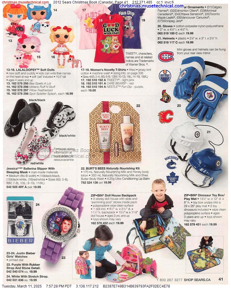 2012 Sears Christmas Book (Canada), Page 41