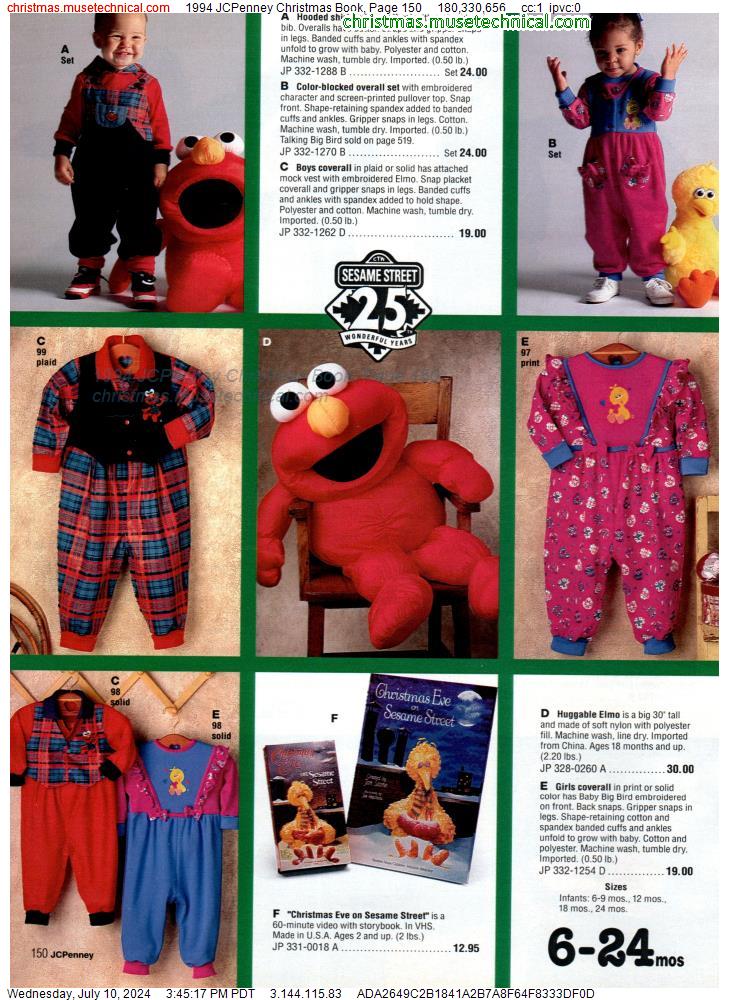 1994 JCPenney Christmas Book, Page 150