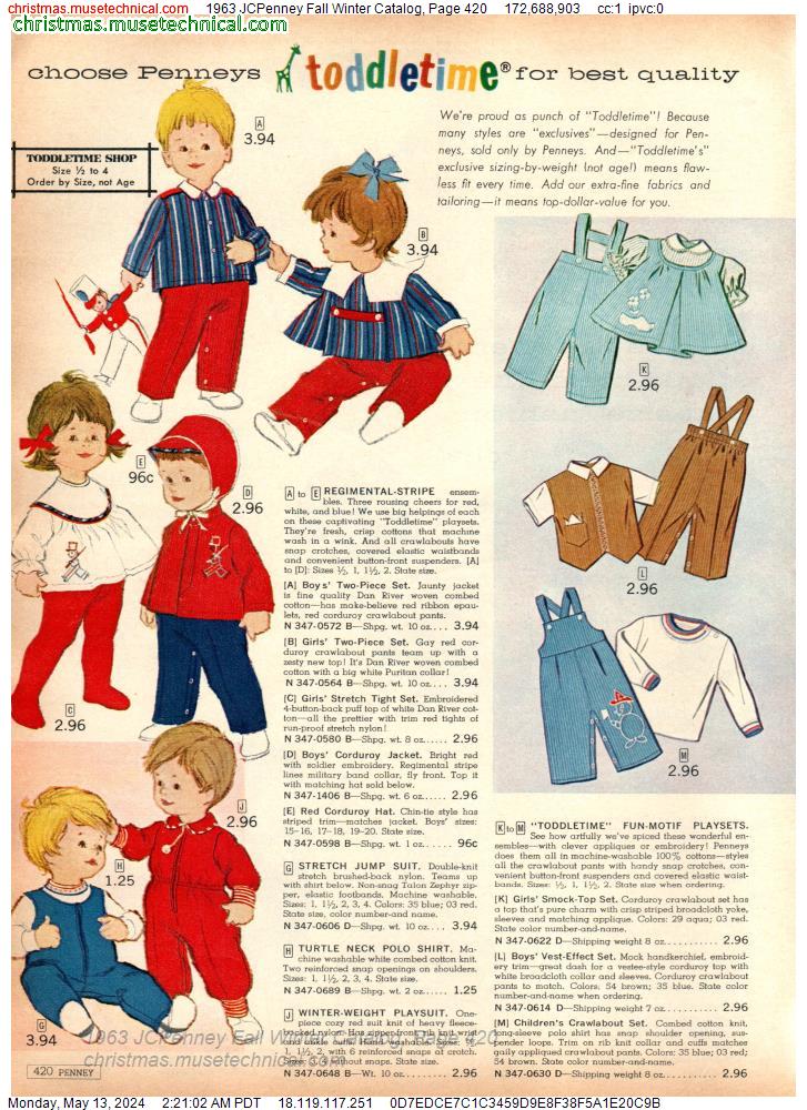 1963 JCPenney Fall Winter Catalog, Page 420