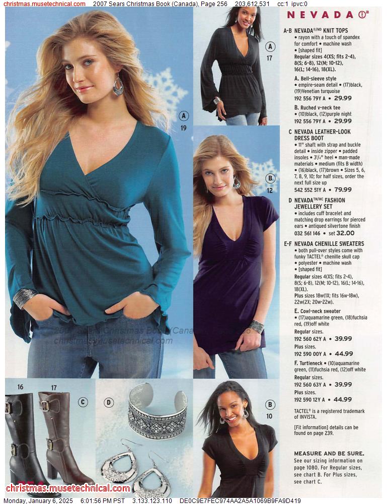 2007 Sears Christmas Book (Canada), Page 256