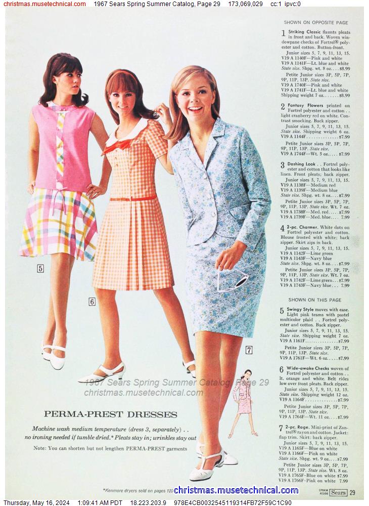 1967 Sears Spring Summer Catalog, Page 29