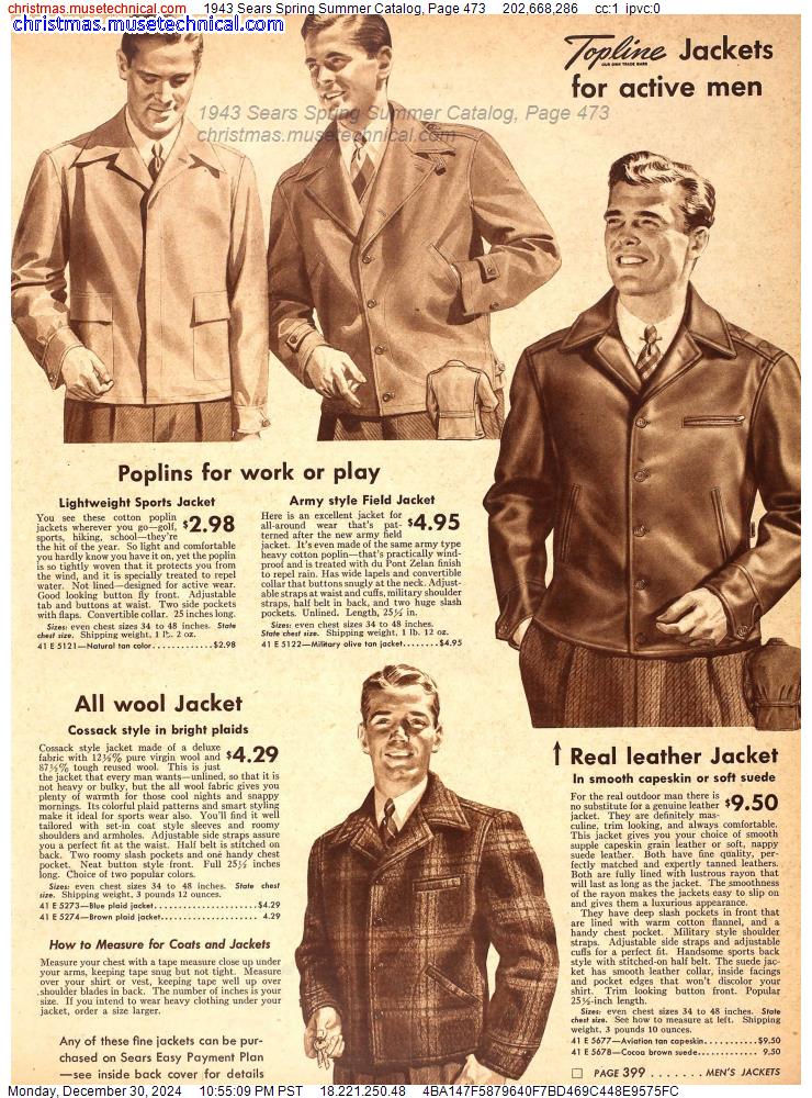 1943 Sears Spring Summer Catalog, Page 473