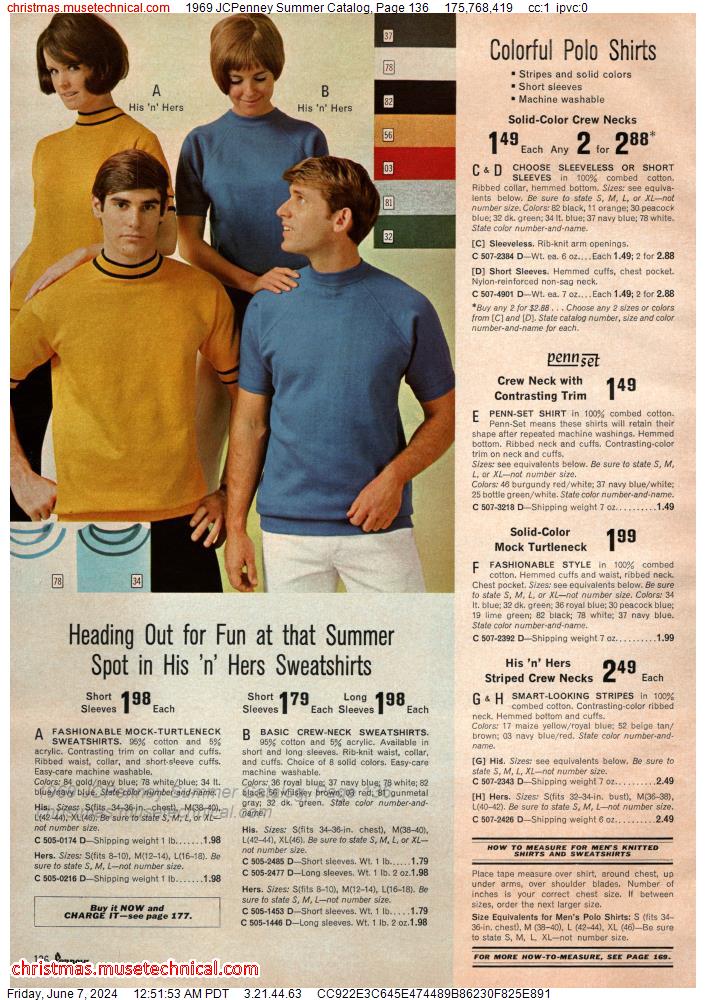 1969 JCPenney Summer Catalog, Page 136