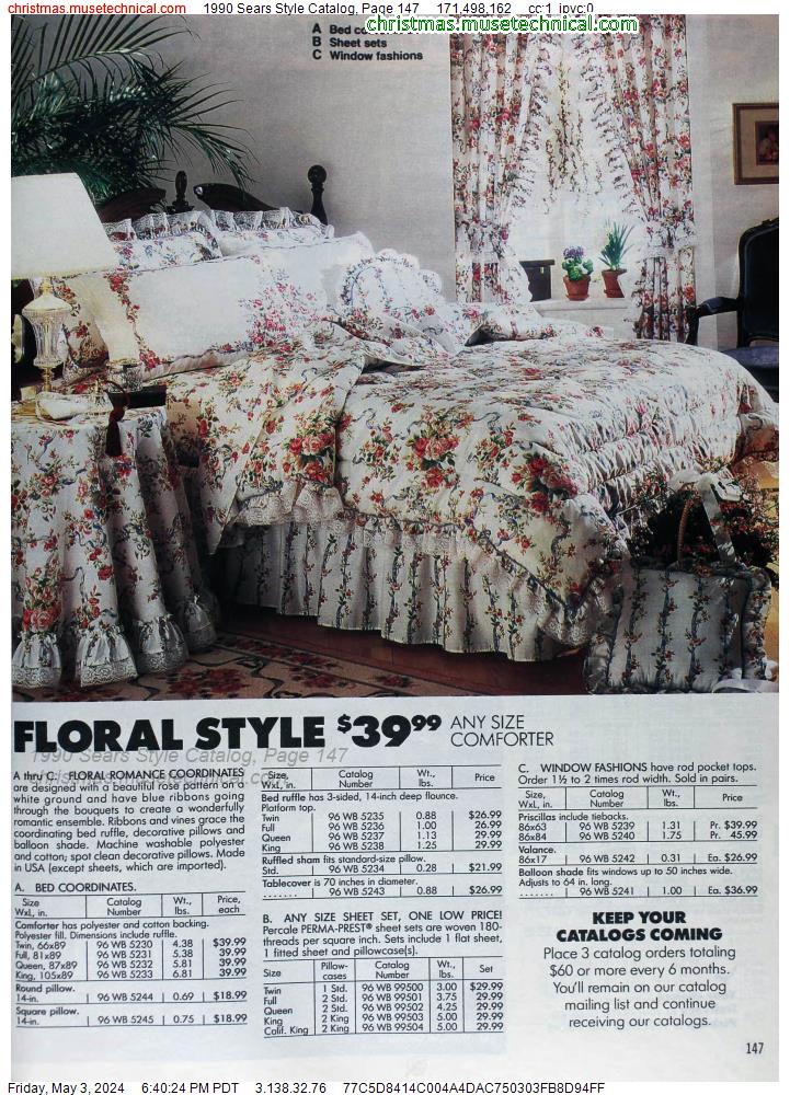 1990 Sears Style Catalog, Page 147