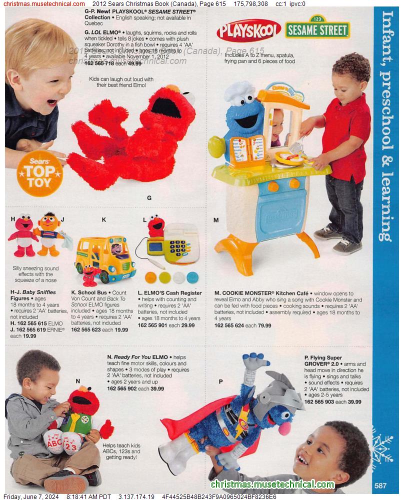 2012 Sears Christmas Book (Canada), Page 615