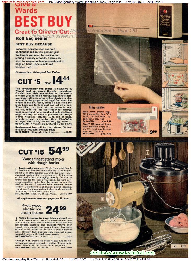 1976 Montgomery Ward Christmas Book, Page 281