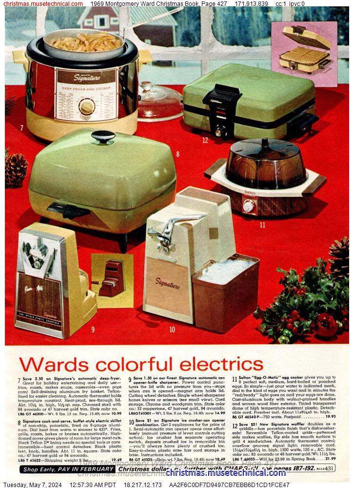 1969 Montgomery Ward Christmas Book, Page 427