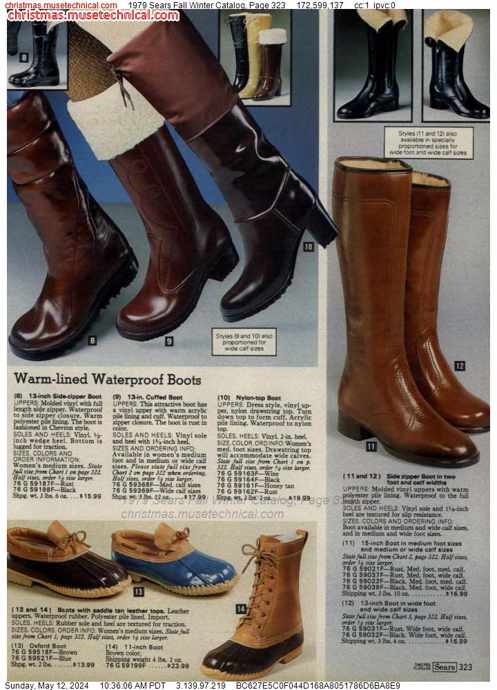 1979 Sears Fall Winter Catalog, Page 323