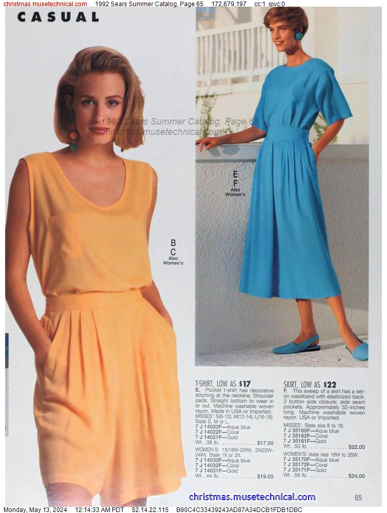 1992 Sears Summer Catalog, Page 65