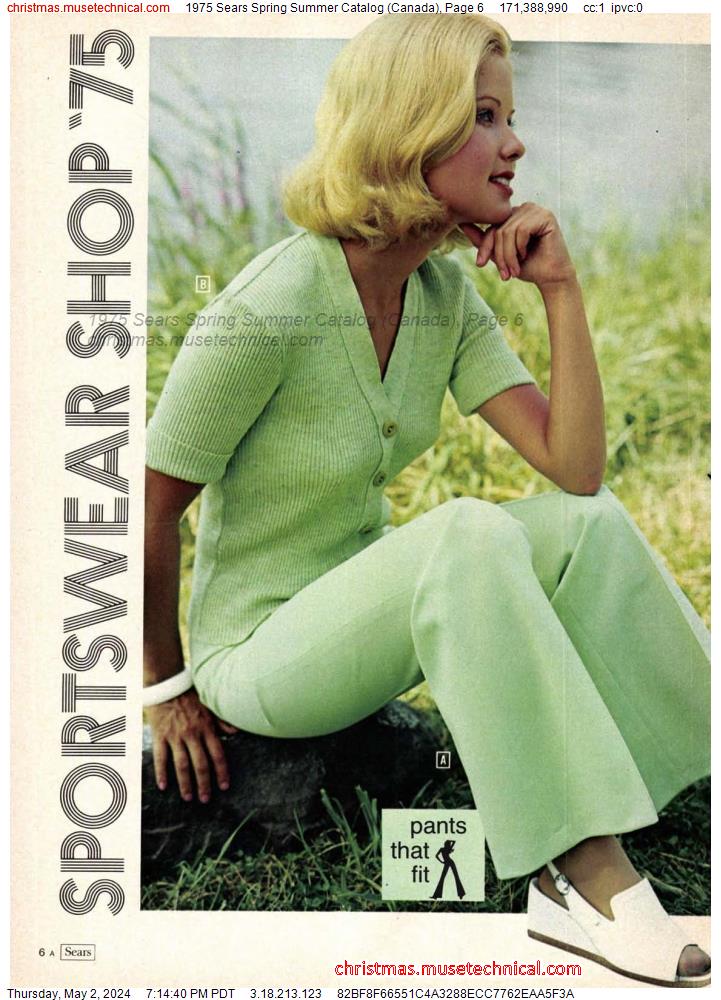 1975 Sears Spring Summer Catalog (Canada), Page 6