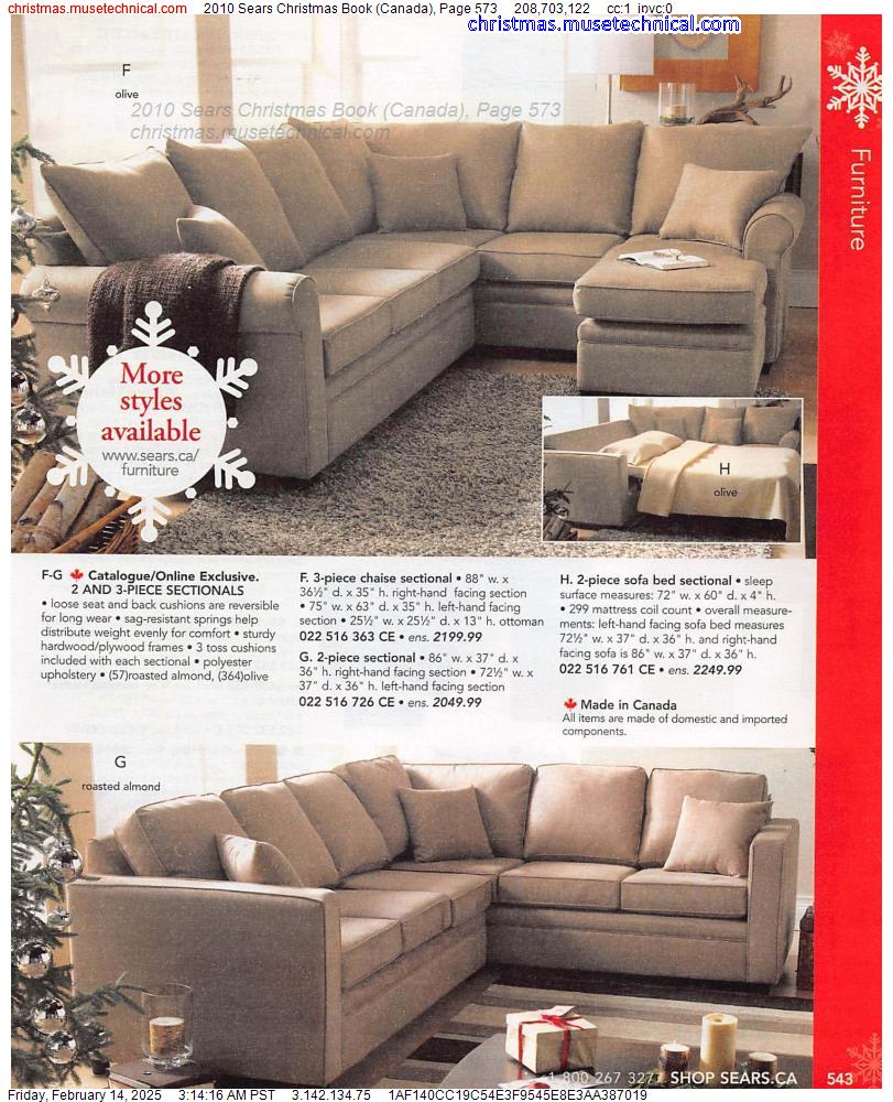 2010 Sears Christmas Book (Canada), Page 573