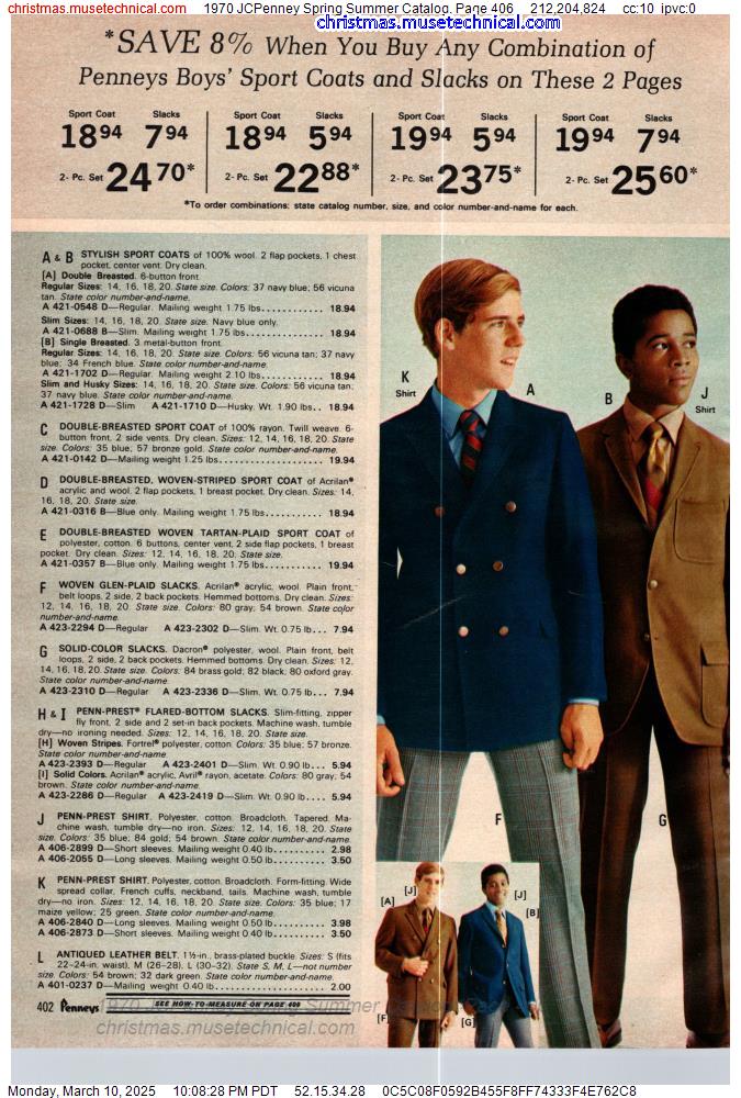 1970 JCPenney Spring Summer Catalog, Page 406