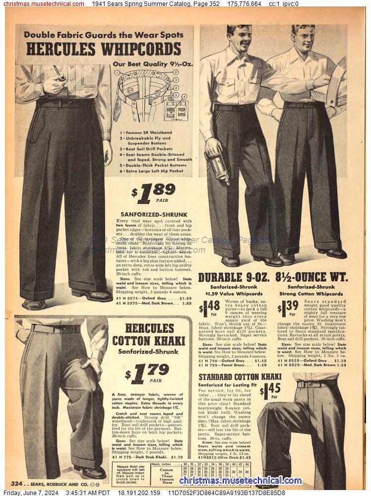 1941 Sears Spring Summer Catalog, Page 352