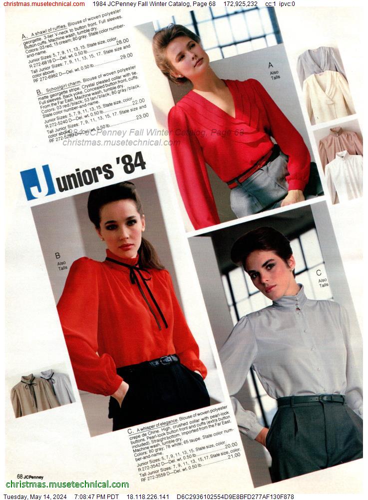 1984 JCPenney Fall Winter Catalog, Page 68