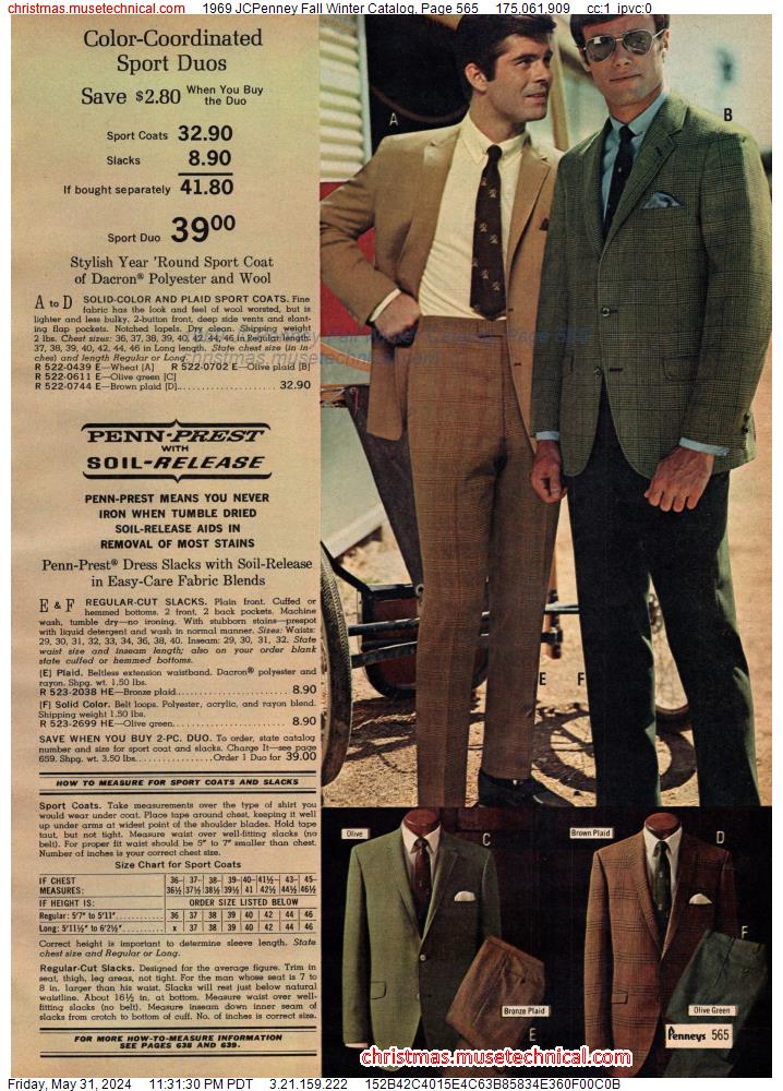 1969 JCPenney Fall Winter Catalog, Page 565