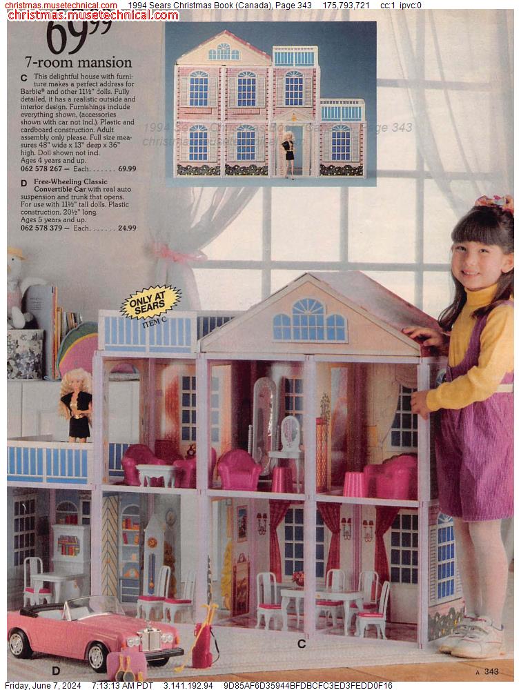 1994 Sears Christmas Book (Canada), Page 343