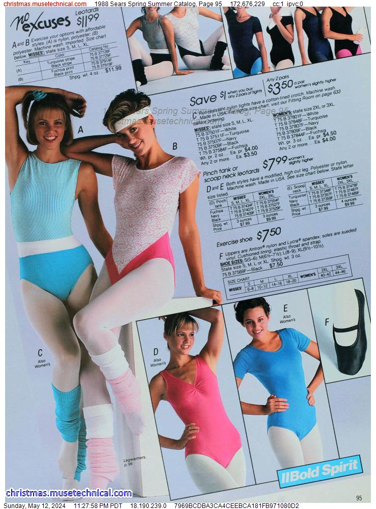 1988 Sears Spring Summer Catalog, Page 95