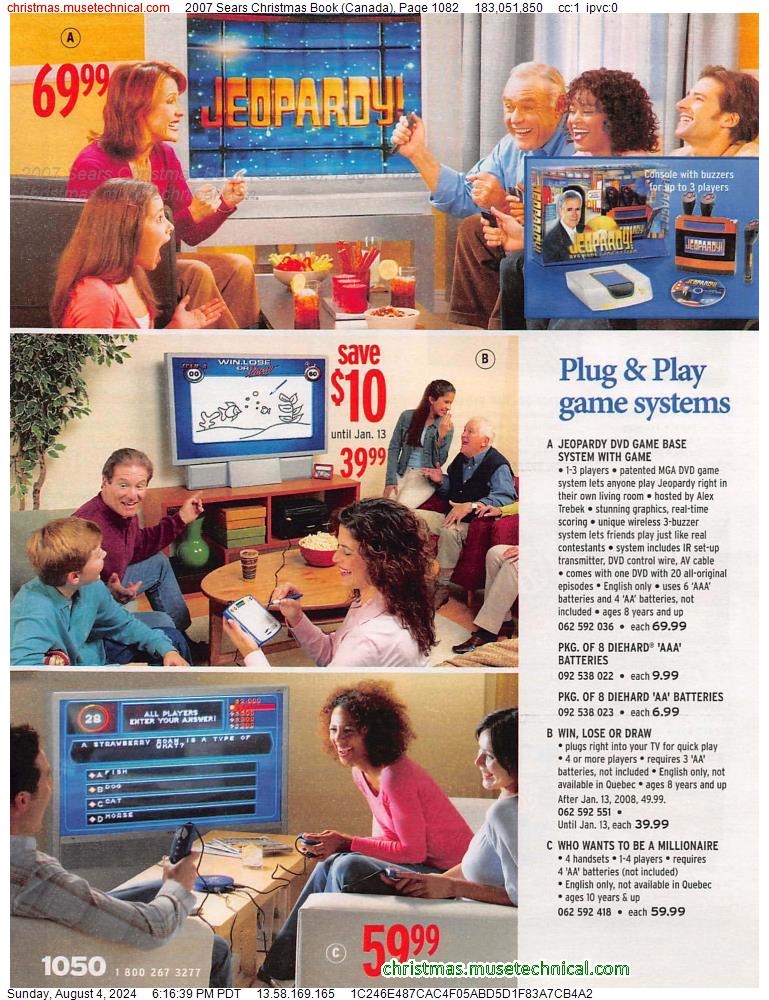 2007 Sears Christmas Book (Canada), Page 1082