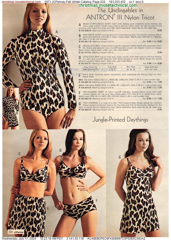 1971 JCPenney Fall Winter Catalog, Page 220