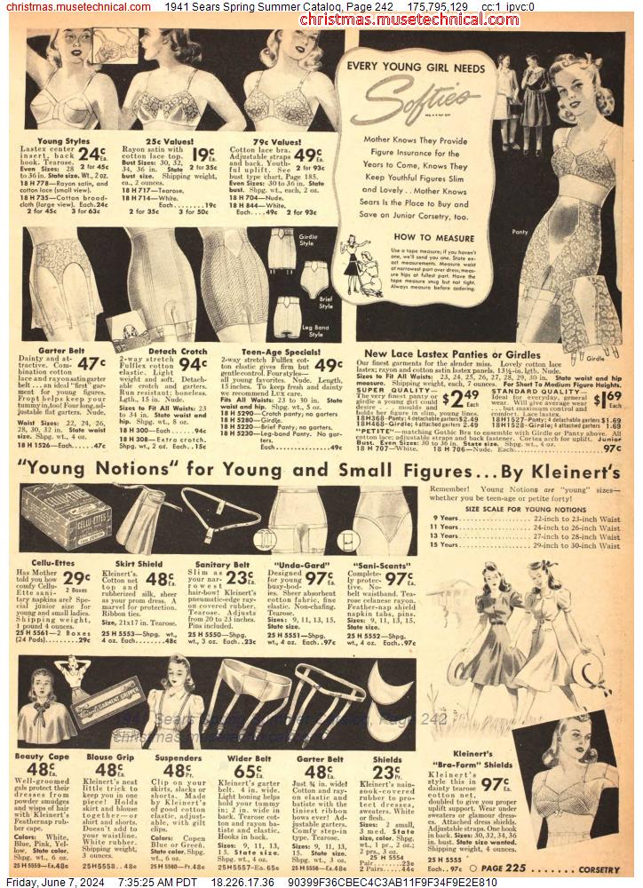 1941 Sears Spring Summer Catalog, Page 242